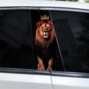 <span class=keywords><strong>Autocollant</strong></span> universel auto-adhésif pour fenêtre de voiture Fumée Lion Véhicule Vinyle Wrap Accessoire Décoration Stickers Autocollants pour voitures SUV - Product Image 2
