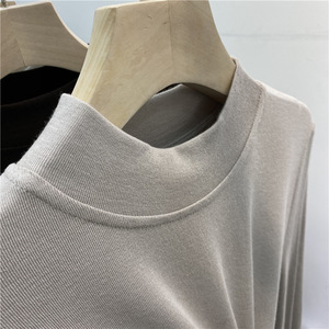<span class=keywords><strong>T</strong></span>-<span class=keywords><strong>shirt</strong></span> da <span class=keywords><strong>donna</strong></span> a maniche lunghe 100% <span class=keywords><strong>cotone</strong></span> all'ingrosso, personalizzabile con LOGO, maglietta <span class=keywords><strong>basic</strong></span> streetwear - Product Image 3