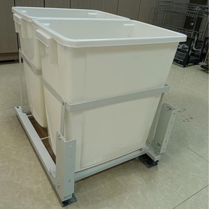 High Capacity Large Body Hidden Damping Rail Eco-Friendly <b>Plastic</b> <b>Kitchen</b> Trash Can for Bedroom Hotel Use Cabinet Classified - Product Image 5