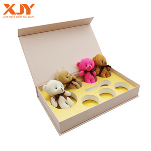 XJY Luxury Square Slide Rigid Exclusive Chocolate Bar Box Packaging Food Grade Drawer Chocolate Box Cookie Cake Box