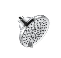 Robinet de douche de plafond 6 fonctions à jet de pluie, puissant et économique, avec filtre à eau sain, accessoires de robinetterie de salle de bain plaqué or simple