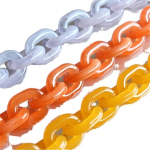 Resin <b>Large</b> Link Modern Style Colour Mixture Handcrafted Punk Hollow Chunky Long Necklace <b>Wall</b> Chain Birthday Home <b>Decoration</b> - Product Image 3