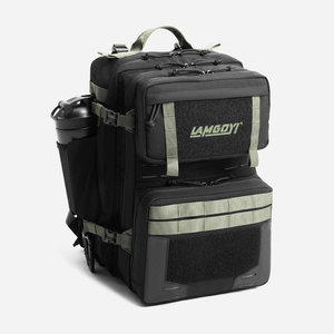 Mochila Táctica LAMGOYI para Gimnasio y Viaje para Hombre, de Poliéster con Lonchera, para Crossfit, Senderismo, Forrada, Resistente al Agua y para Preparación de Comidas - Product Image 1