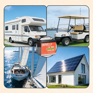 Batterie au lithium avancée SOSLLI 12,8 V 100 Ah, 6000+ cycles, pour <span class=keywords><strong>Van</strong></span> Life, conversion Sprinter, énergie solaire hors réseau, <span class=keywords><strong>ESS</strong></span> - Product Image 3