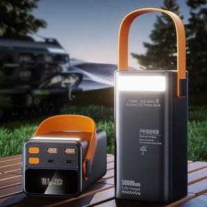 Batterie Externe Portable Haute Capacité 50000mAh 100W 22.5W à Double Sortie Type-C pour Camping et Ordinateur Portable avec Lumière LED - Offre Spéciale - Product Image 4