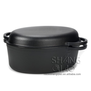 <span class=keywords><strong>Moule</strong></span> ovale <span class=keywords><strong>de</strong></span> conservation <span class=keywords><strong>de</strong></span> la chaleur avec couvercle pour la cuisson quotidienne <span class=keywords><strong>Moule</strong></span> à pain en fonte - Product Image 2