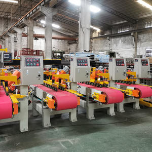 Machine de polissage automatique de <span class=keywords><strong>meuleuse</strong></span> de bord de 45 degrés pour la pierre de <span class=keywords><strong>dalle</strong></span> de porcelaine de carreaux de céramique-PLC et composants de noyau de moteur - Product Image 1