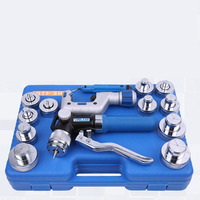 Kit d'outils de réparation CVC de qualité industrielle : Élargisseur de tubes hydraulique en laiton, outil de sertissage, 1/2 têtes d'expansion, garantie 3 ans