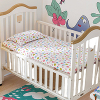 100% respirant coton bébé drap de lit Super doux lavable en Machine mousseline ajusté berceau drap sec pour bébé