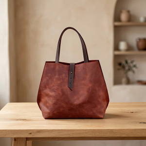 Sacs à main décontractés de luxe pour femmes BS INTERNATIONAL, écologiques, légers, faits à la main en cuir, grande capacité, pochette imperméable - Product Image 2