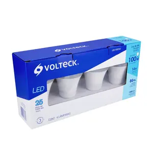 Bombillas LED VOLTECK A19, Paquete de 4, 14W (Equivalente a 100W), 1500LM, 3500K Blanco Cálido, Base E27, CA 220V, Cuerpo de Plástico, Vida Útil de 25,000 Horas - Product Image 5