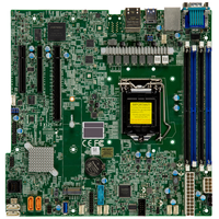 Motherboard X12STH-F MBD-X12STH-F dengan Soket Tunggal LGA-1200 Chipset C256 dengan Slot DDR4