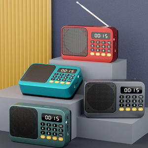 Portable <b>Speaker</b> With Rechargeable Battery Wireless Full-Range Audio Plastic Cabinet Indoor Use - Product Image 1