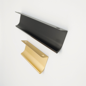 Poignée de tiroir <span class=keywords><strong>longue</strong></span> dissimulée en alliage d'aluminium moderne pour armoire de cuisine, <span class=keywords><strong>commode</strong></span> et salle de bain, installation facile - Product Image 5