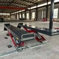 Pont élévateur à ciseaux hydraulique pour alignement de roues, 4500 kg, double ciseaux, certifié CE