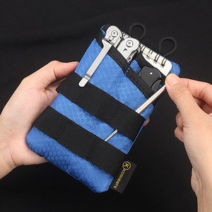 Edc Tool Pouch 600D Oxford Cloth Multi Functional Outdoor Sports Waist Bag With Key Coin Card Storage - Product Image 1