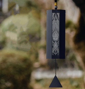 Calming Melody Wind <b>Chime</b> Bamboo Metal Wind <b>Bell</b> Meditation Sound Healing Yoga Spa Hanging Wall Window Decoration - Product Image 4