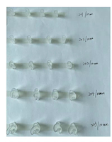 Manchons d'identification de câbles transparents en PVC étanches série HD-201 à insérer – Personnalisation du logo, découpe pour fils