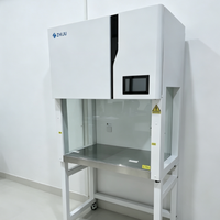 Poste de travail vertical à flux laminaire, armoire à flux laminaire modulaire à ultraviolets haute efficacité pour laboratoires biologiques