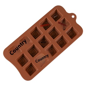 Vente en gros de moules en silicone et résine écologique Outils pour gâteau DIY pour pouding au chocolat Sucettes Mousse Candy Fudge Jelly Biscuit Cake - Product Image 4