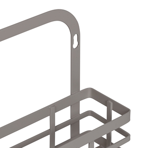 Keuken 2 Tier Metalen Platte Draad Muur Gemonteerd Opknoping Aanrecht Kruiderij Stevig Metalen Opbergrek - Product Image 3