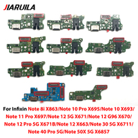 Câbles flexibles de connecteur de port de charge pour téléphone portable Infinix Note 8i, Note 10 Pro, Note 10, 11 Pro, 12, Note 30, 40 Pro, 50X 5G