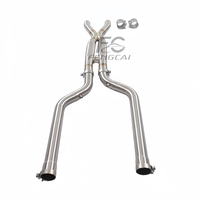 Système d'échappement racing sur mesure, tube intermédiaire pour BMW M8 F91/F93 4.4T, échappement cat-back en acier inoxydable, amélioration de puissance