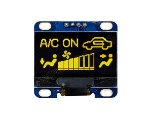 Pantalla OLED de Matriz Pasiva COG+PCB de 1.28 Pulgadas, 128x64 WEA012864L(SPI), Temperatura de Funcionamiento -40°C ° C+80 ° Circuito Integrado SH1106 para Instrumentos Industriales - Product Image 4