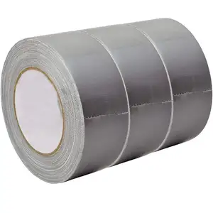 Professional Adhesive Cloth Tape Gaffer Strong Duct Tape Sticky Tape Adhesive Foil Silver