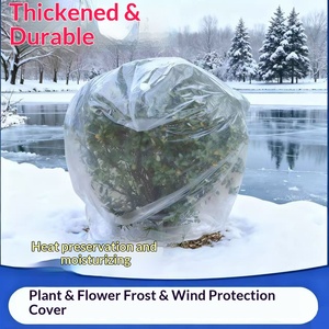 DaringFish Cubierta Aislante Transparente de PE a Prueba de Frío para Árboles Frutales, Plantas Verdes, Protección Invernal de Flores, Película Antiheladas - Product Image 2