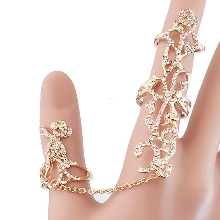 Gold with crystal