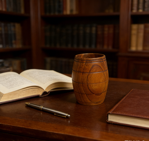 Vente populaire : Tasse <span class=keywords><strong>en</strong></span> <span class=keywords><strong>bois</strong></span> massif <span class=keywords><strong>en</strong></span> forme de <span class=keywords><strong>tonneau</strong></span>, écologique, vintage, pour boissons chaudes, eau et bière, avec logo personnalisé pour restaurant, style ancien charpentier - Product Image 5