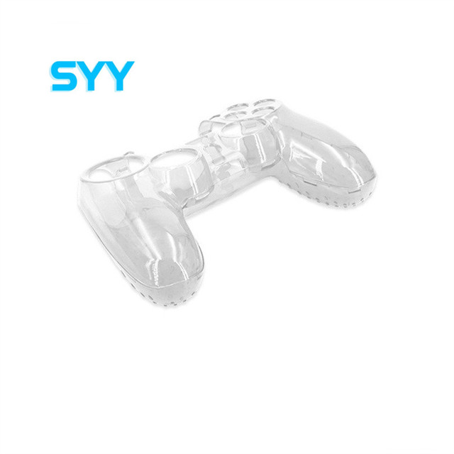 SYY Transparent Protective Crystal Shell Anti-Slip Case for 4 Slim/Pro Gamepad PC Compatible High Quality 100%