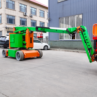 Plateforme élévatrice articulée tout-terrain électrique, portée de 22 m, capacité de 250 kg, certifiée ISO9001 CE