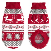 Pull pour chien pour grandes races (Golden Retriever, Rottweiler) - Pull léger XL à motif renne pour l'hiver et Noël