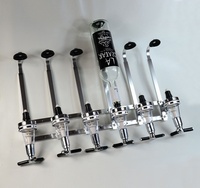 Distributeur de boissons alcoolisées pour bar, 6 bouteilles, support mural en alliage d'aluminium, verseur à bière à 6 têtes pour hôtel, restaurant