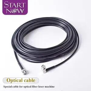 Startnow optik kablo Precitec dört maça telleri Friendess BC 15 ölçer 20M Fiber optik RF kablosu için Fiber lazer Metal kesme kafası