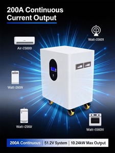 Batería de Litio Ferrofosfato Todo en Uno de 51.2V 15-20kWh para Almacenamiento de Energía Solar, de Pie, con Comunicación CAN - Product Image 4