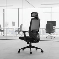 Chaise de bureau exécutive ergonomique moderne en maille, réglable, de haute qualité et à prix abordable pour la maison et le lieu de travail
