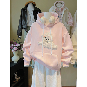 <span class=keywords><strong>Sweat</strong></span> à <span class=keywords><strong>capuche</strong></span> en peluche de haute qualité pour femmes, veste amincissante pour l'automne/hiver, haut respirant et écologique - Product Image 5
