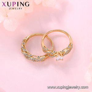 13724 Xuping 18k Gold New Style <strong>Ring</strong> <strong>Set</strong> with Zircon, Gold Fashion Jewelry Wedding <strong>Couple</strong> <strong>Ring</strong> <strong>Set</strong> - Product Image 3