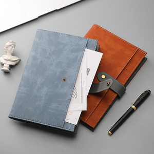 Cuaderno A5 creativo retro de alta calidad con hebilla <span class=keywords><strong>minimalista</strong></span> <span class=keywords><strong>Agenda</strong></span> de cubierta de Pu para negocios de oficina y escritura - Product Image 2