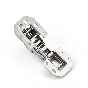 บานพับเฟอร์นิเจอร์แบบฝังเต็มตัว ผลิตจากเหล็กแผ่นรีดเย็น ปิดแบบนุ่มนวล สำหรับตู้เสื้อผ้าและตู้เก็บของ - Product Image 2