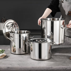 Marmite industrielle en acier inoxydable pour restaurant Offres Spéciales grande marmite à soupe commerciale grande marmite à vendre - Product Image 6