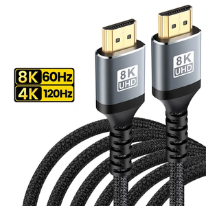 Câble <span class=keywords><strong>HDMI</strong></span> 2.1 8K 48 Gbps 8K 60 Hz 4K 120 Hz <span class=keywords><strong>HDMI</strong></span> vers <span class=keywords><strong>HDMI</strong></span> pour HDTV PC Ordinateur portable Projecteur PS5 Moniteur TV BOX - Product Image 1