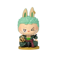 100% Original POP MART ONE Pi Ece labubu Poupée en PVC Conçue en Collaboration Boîte Mystère Boîte Surprise Jouets Luffy Roronoa Zoro