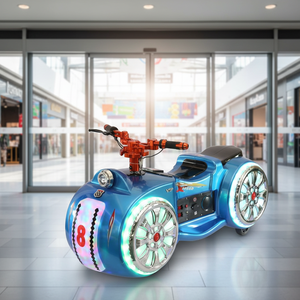 2020 Moto électrique Prince 24 V pour enfants, modèle de centre commercial, avec commande électronique mécanique, attrayante pour adultes et enfants - Product Image 1