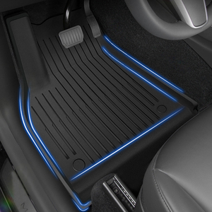 Tapis de sol de voiture 3D en caoutchouc TPE ensemble complet pour <span class=keywords><strong>Tesla</strong></span> modèle Y tapis de voiture Juniper pour modèle 3 accessoires Highland <span class=keywords><strong>Tesla</strong></span> - Product Image 5
