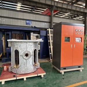 <span class=keywords><strong>Fourneau</strong></span> de fusion à induction inclinable pour métaux de rebut de 1000 kg (1 tonne) - Product Image 4