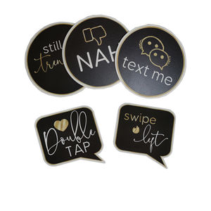 Letrero de accesorios de fotos personalizado de doble cara Premium <span class=keywords><strong>para</strong></span> Halloween Navidad 360 graduación boda sesión fotográfica fiestas - Product Image 4